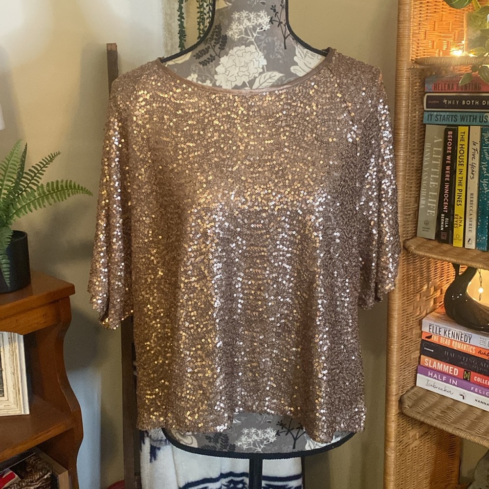 Rebecca Minkoff Sequin Top